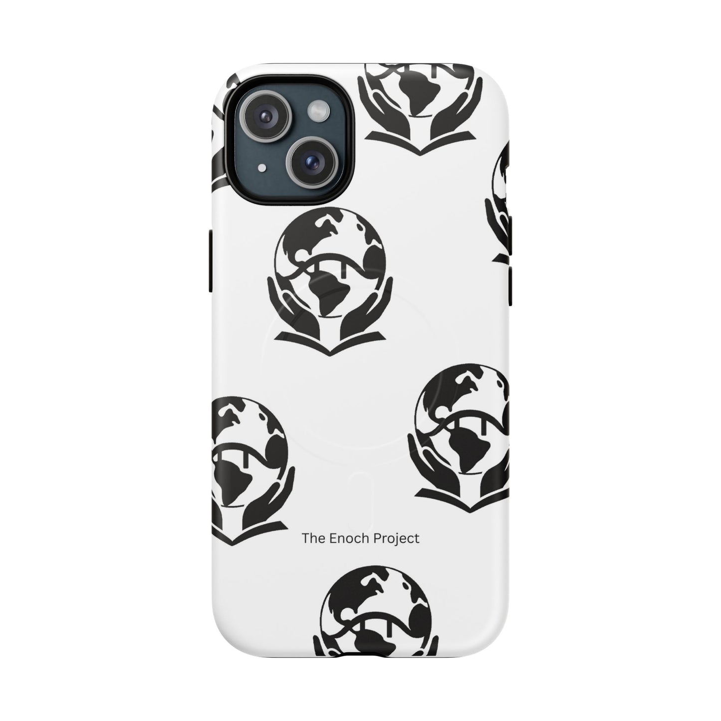 Tough Magnetic Phone Case — The Enoch Project Black Globe Logo