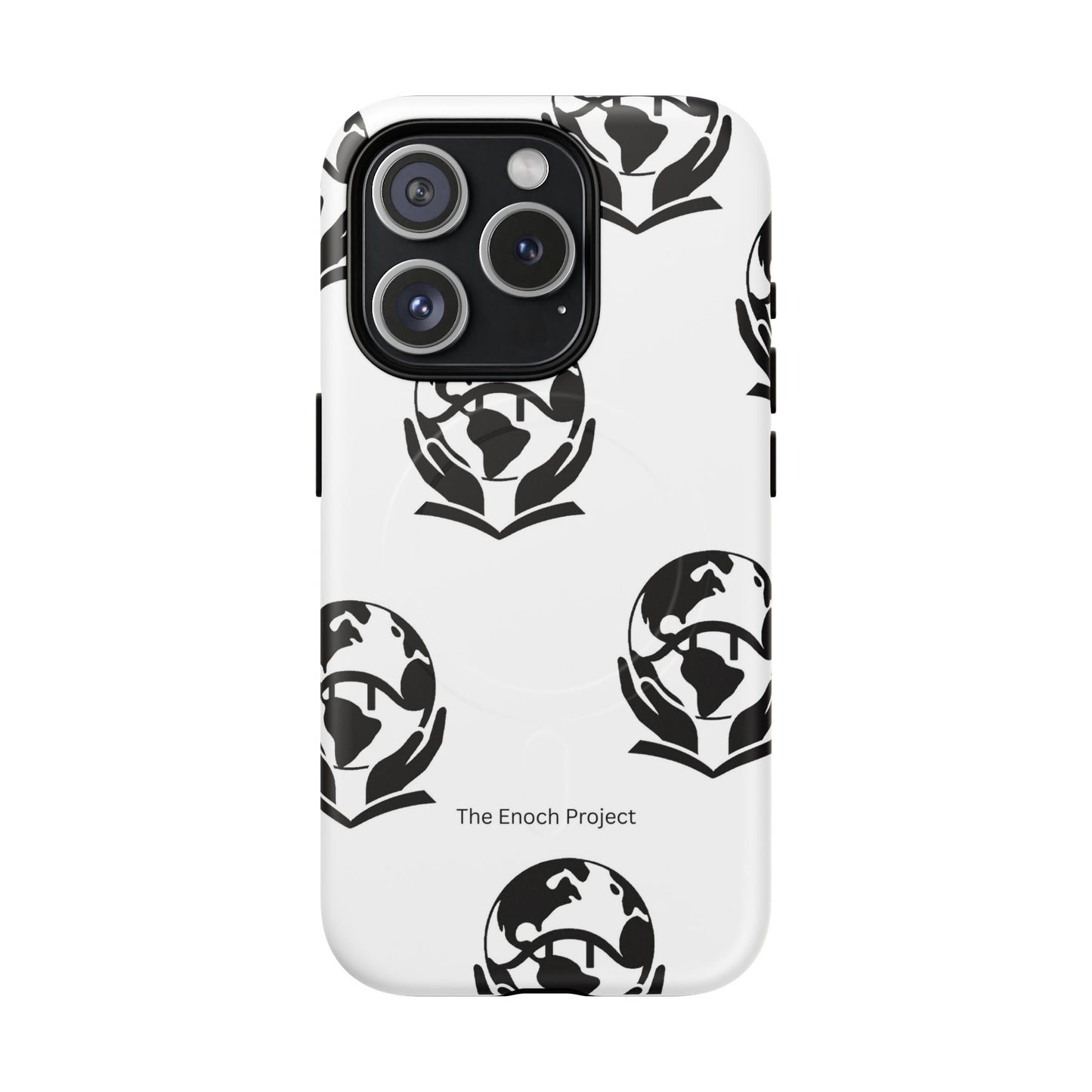 Tough Magnetic Phone Case — The Enoch Project Black Globe Logo