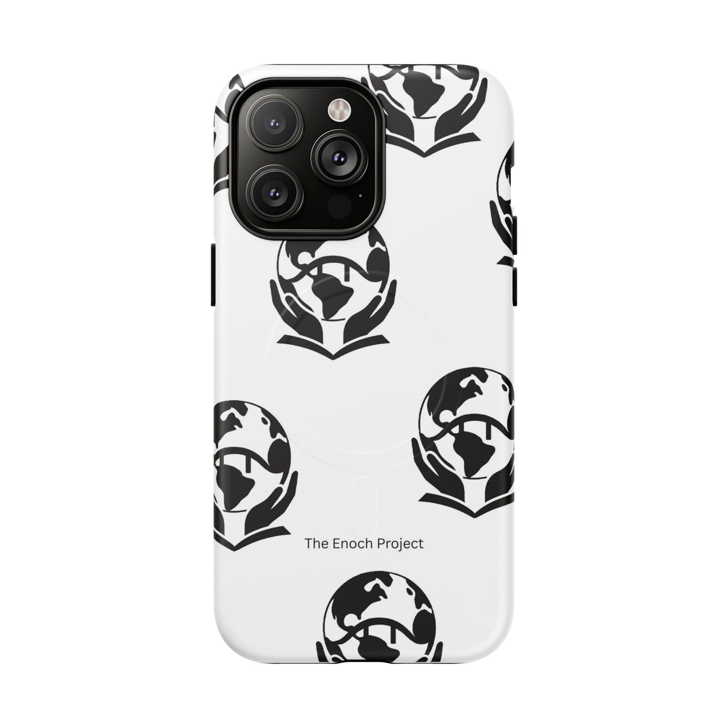 Tough Magnetic Phone Case — The Enoch Project Black Globe Logo