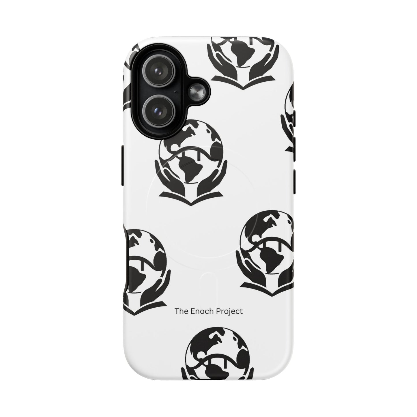 Tough Magnetic Phone Case — The Enoch Project Black Globe Logo