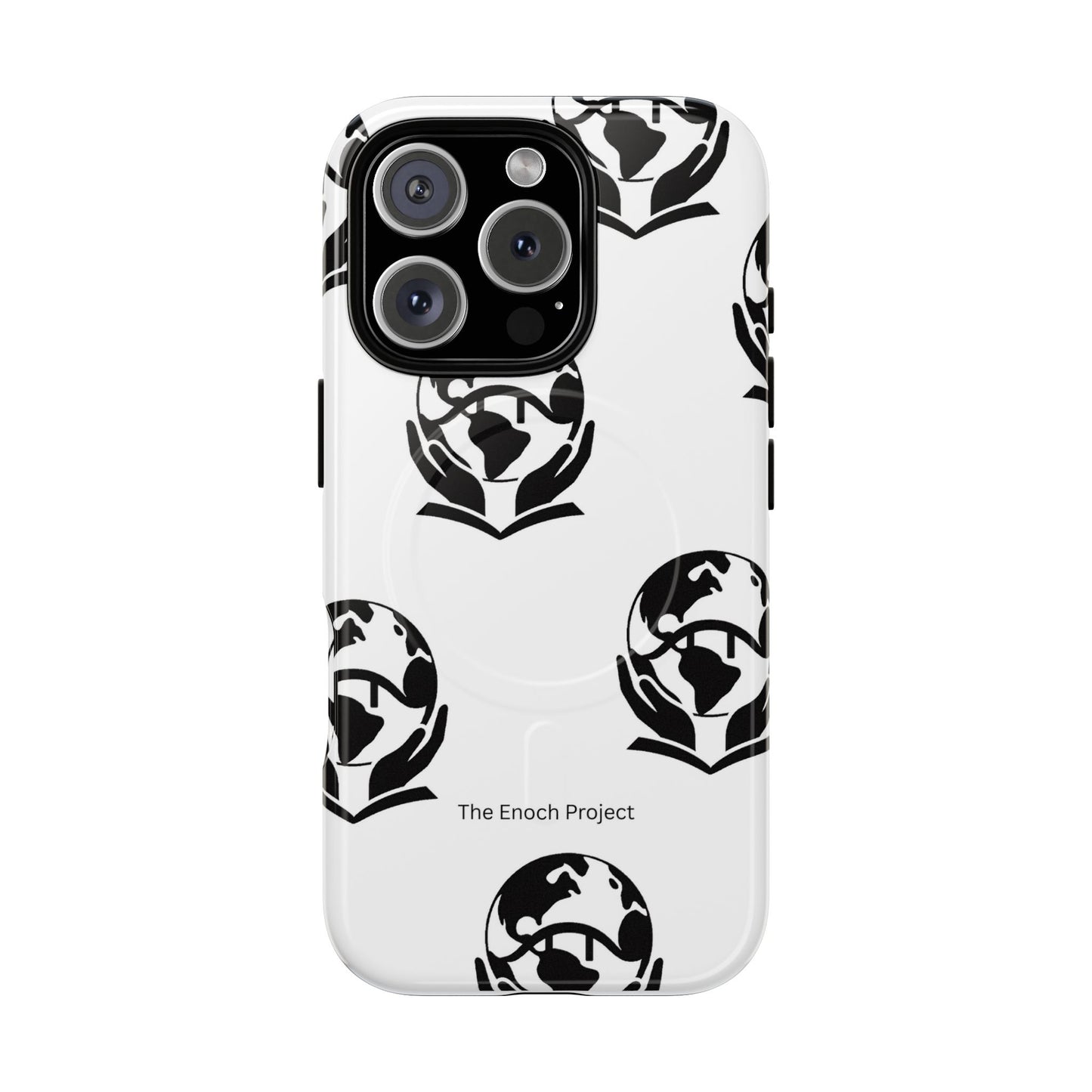 Tough Magnetic Phone Case — The Enoch Project Black Globe Logo