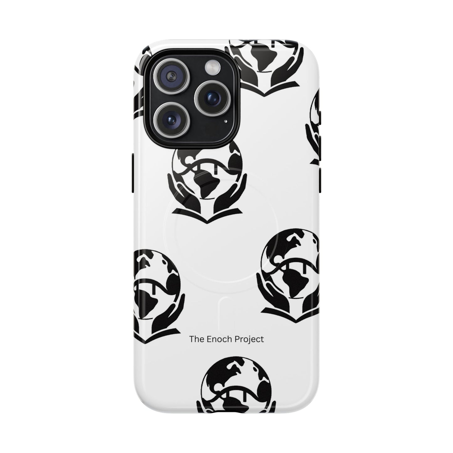 Tough Magnetic Phone Case — The Enoch Project Black Globe Logo