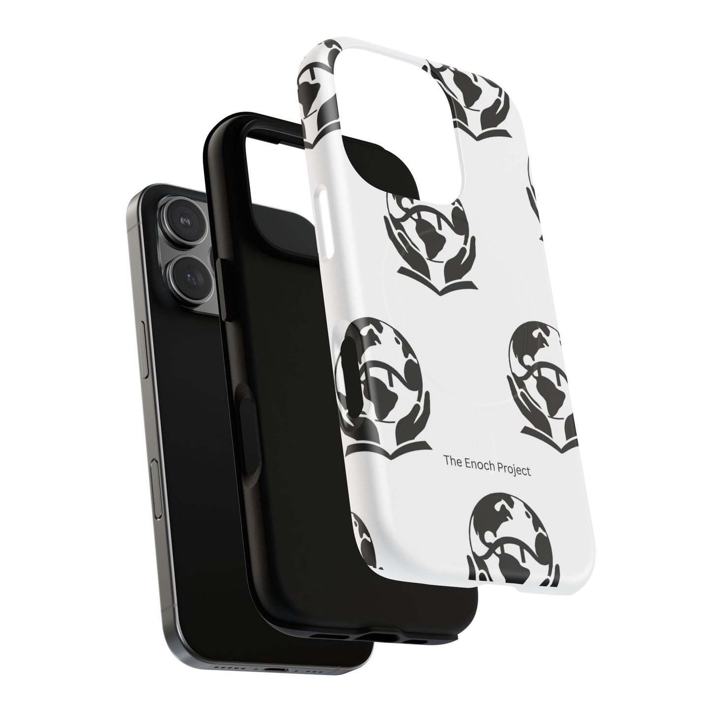 Tough Magnetic Phone Case — The Enoch Project Black Globe Logo