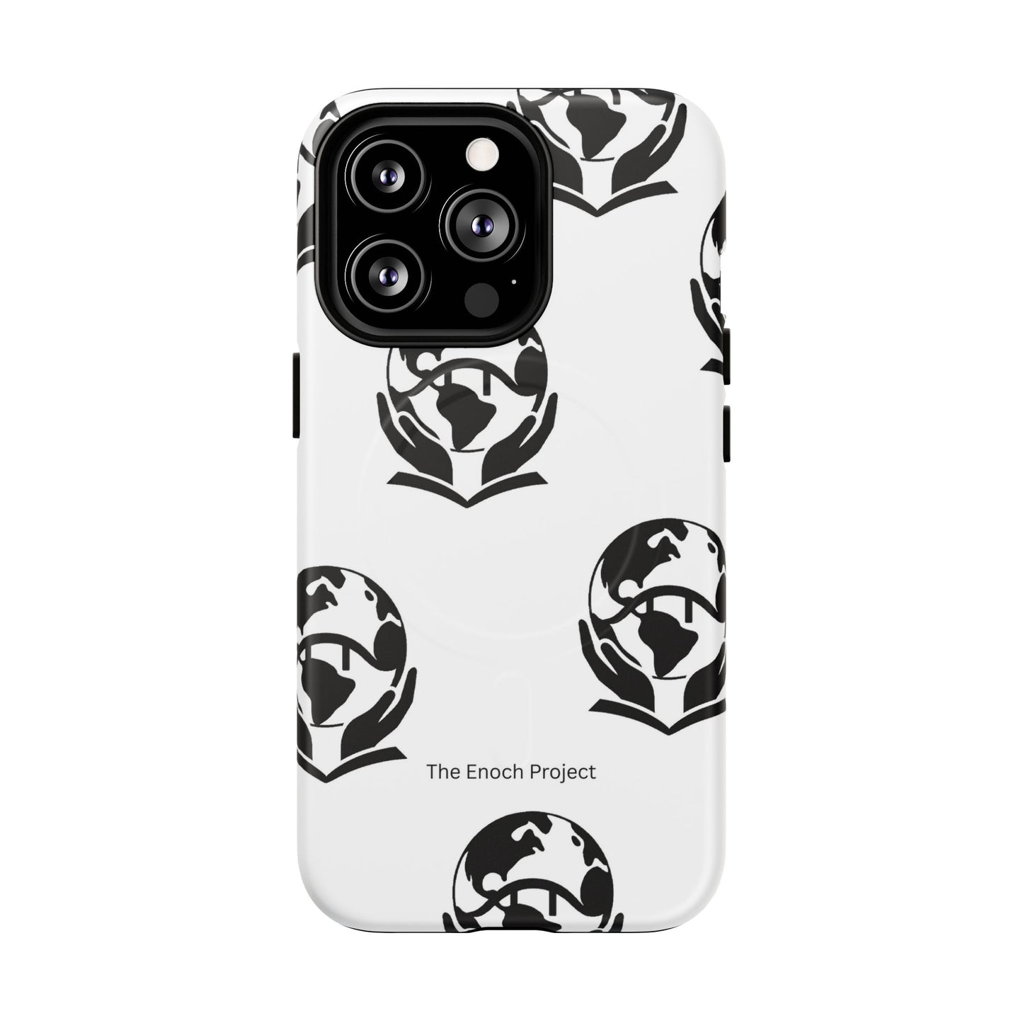 Tough Magnetic Phone Case — The Enoch Project Black Globe Logo
