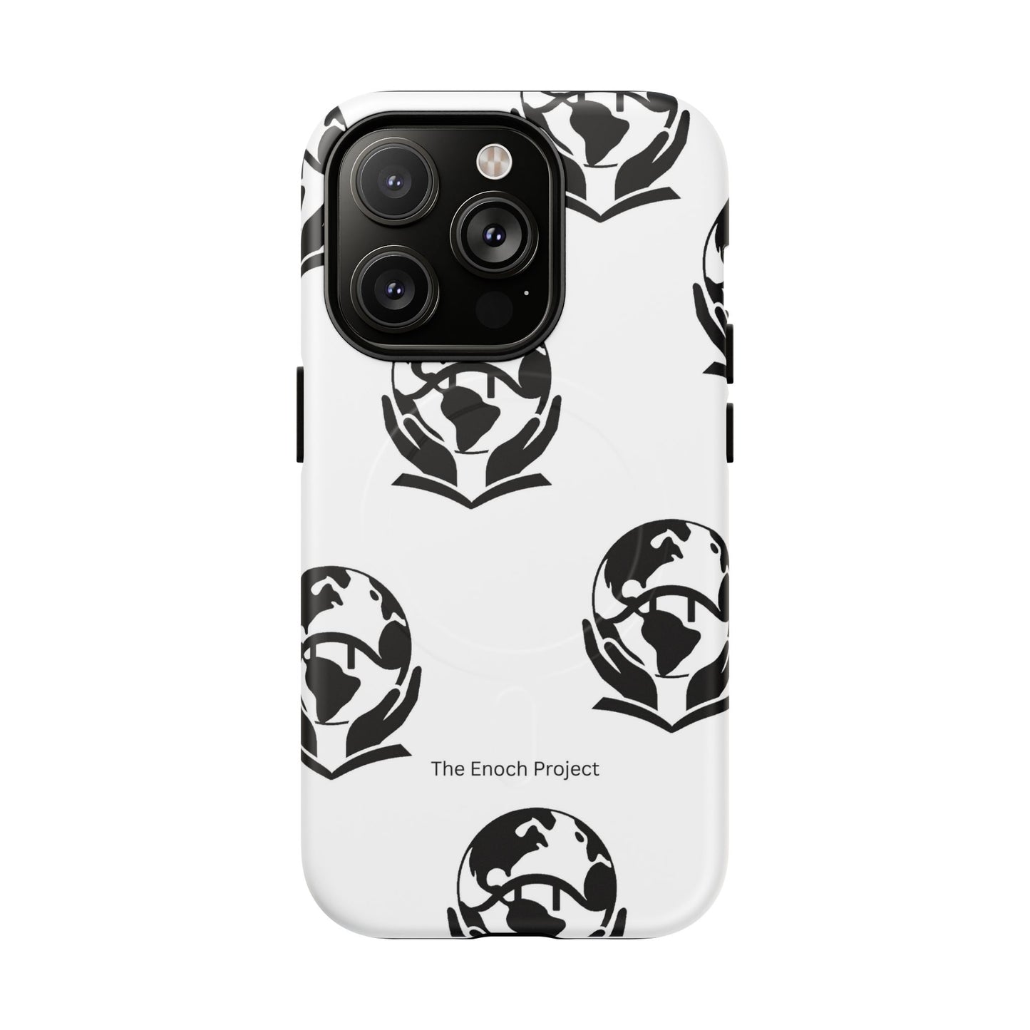 Tough Magnetic Phone Case — The Enoch Project Black Globe Logo
