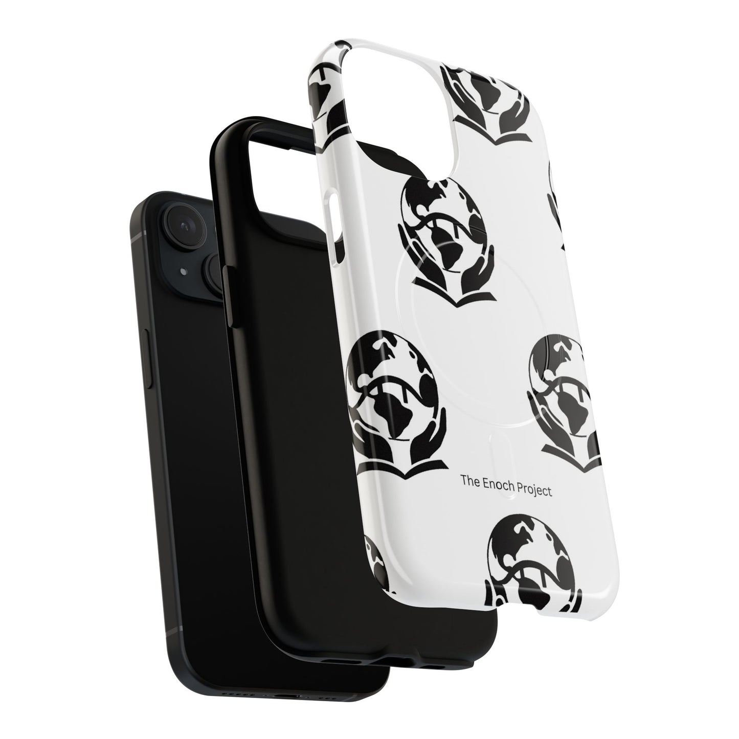 Tough Magnetic Phone Case — The Enoch Project Black Globe Logo