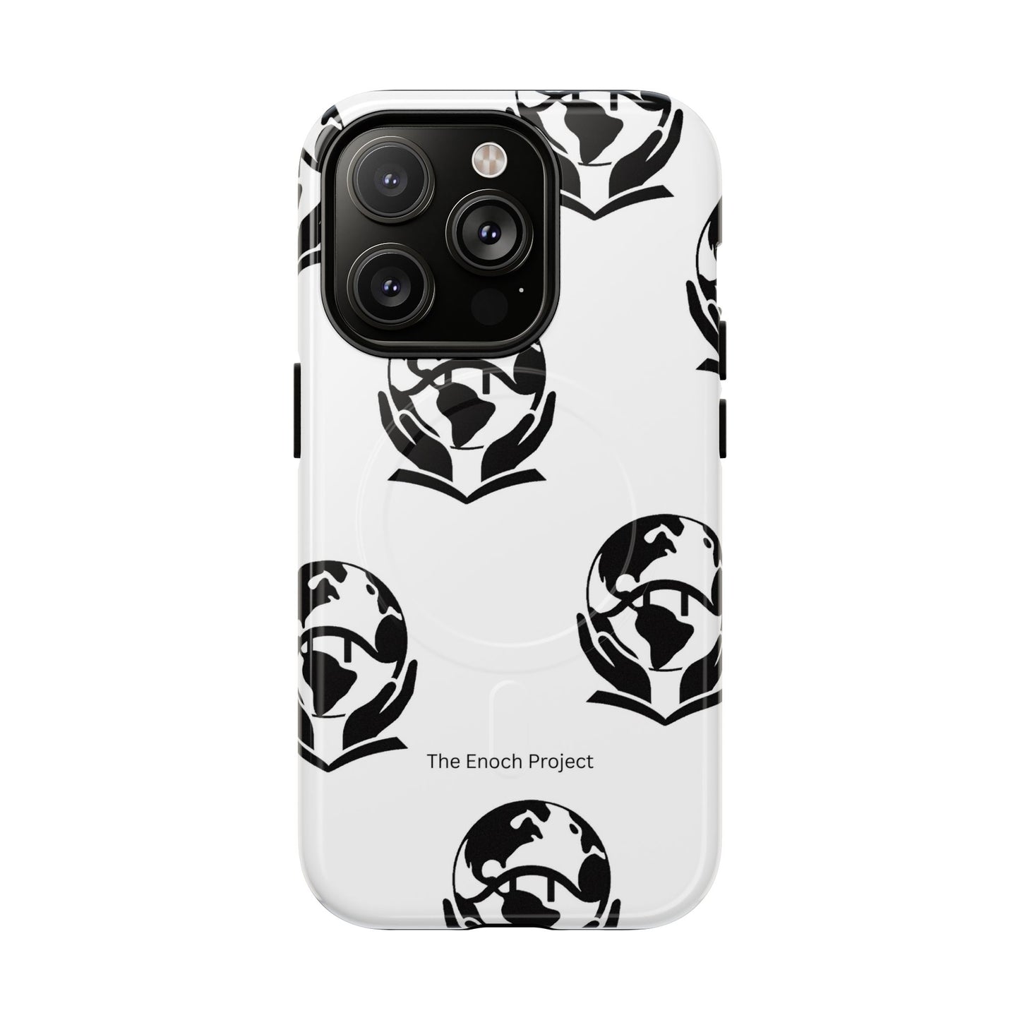 Tough Magnetic Phone Case — The Enoch Project Black Globe Logo