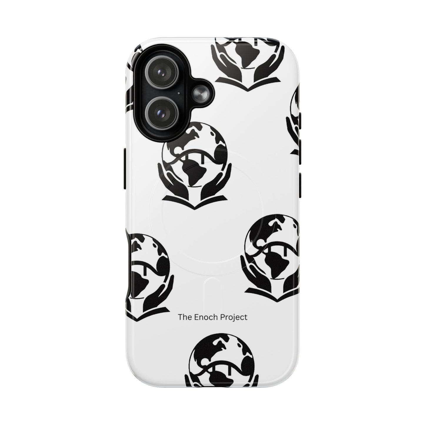 Tough Magnetic Phone Case — The Enoch Project Black Globe Logo