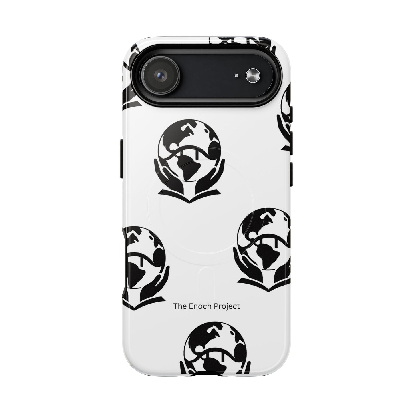 Tough Magnetic Phone Case — The Enoch Project Black Globe Logo