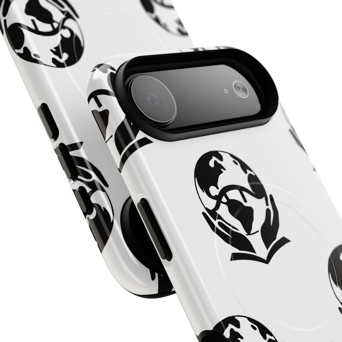 Tough Magnetic Phone Case — The Enoch Project Black Globe Logo