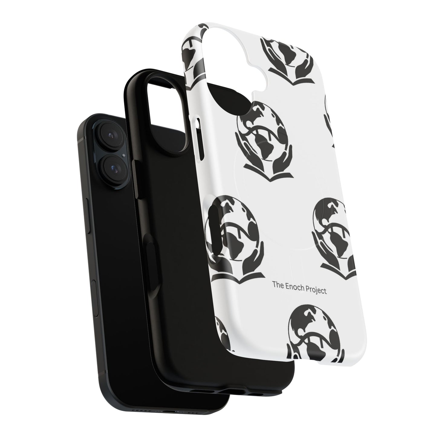 Tough Magnetic Phone Case — The Enoch Project Black Globe Logo