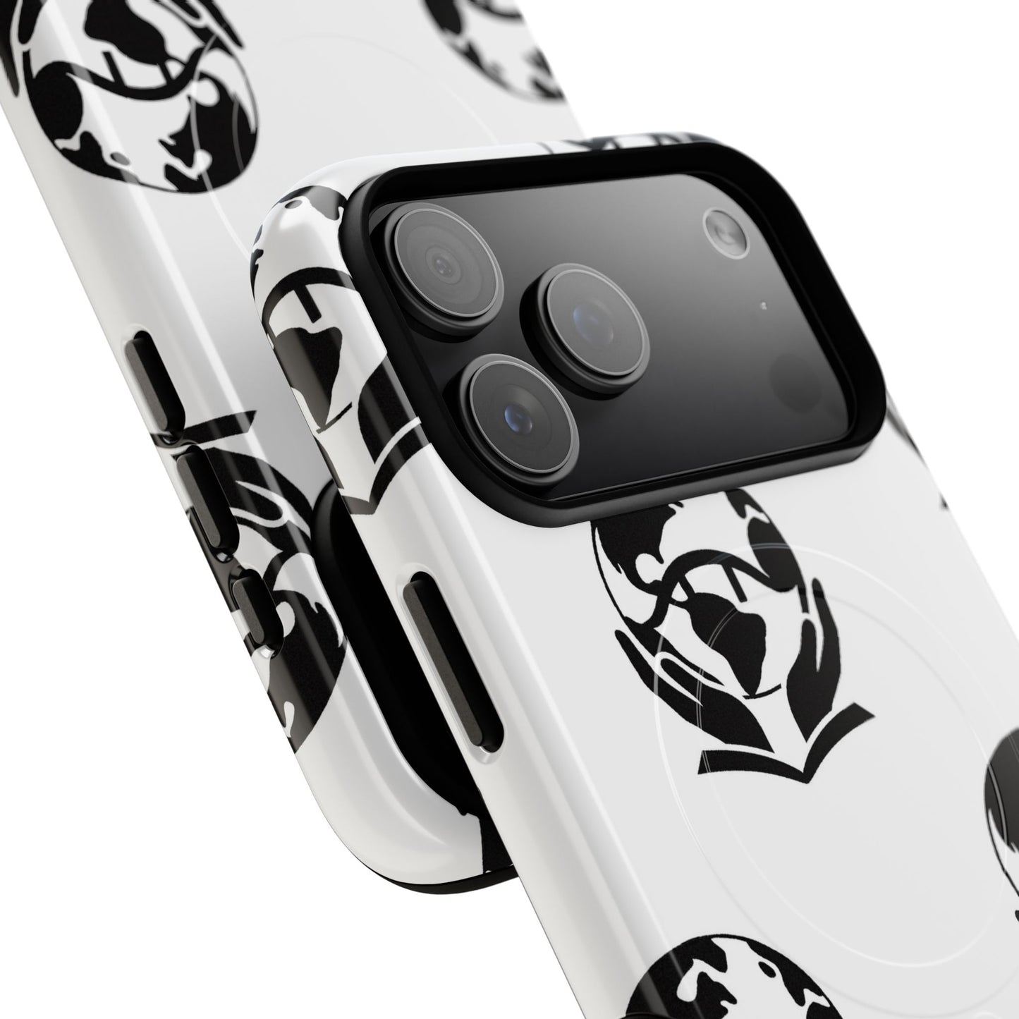 Tough Magnetic Phone Case — The Enoch Project Black Globe Logo