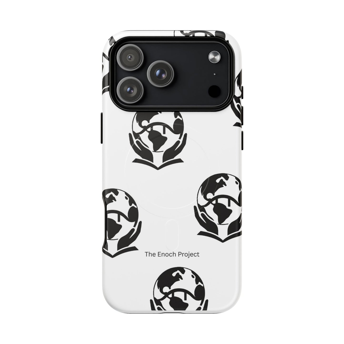 Tough Magnetic Phone Case — The Enoch Project Black Globe Logo