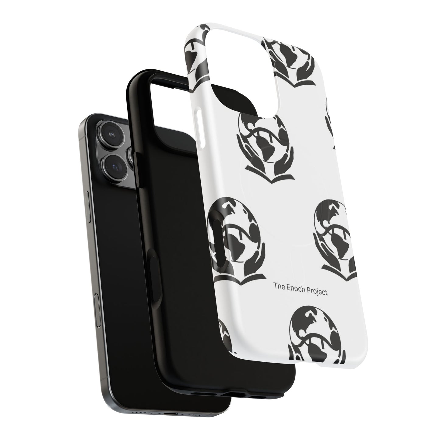 Tough Magnetic Phone Case — The Enoch Project Black Globe Logo