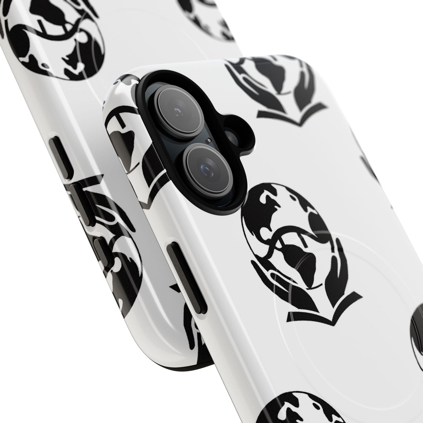 Tough Magnetic Phone Case — The Enoch Project Black Globe Logo