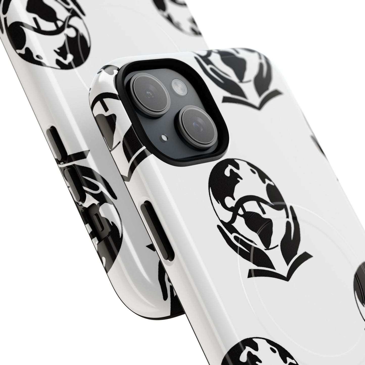 Tough Magnetic Phone Case — The Enoch Project Black Globe Logo