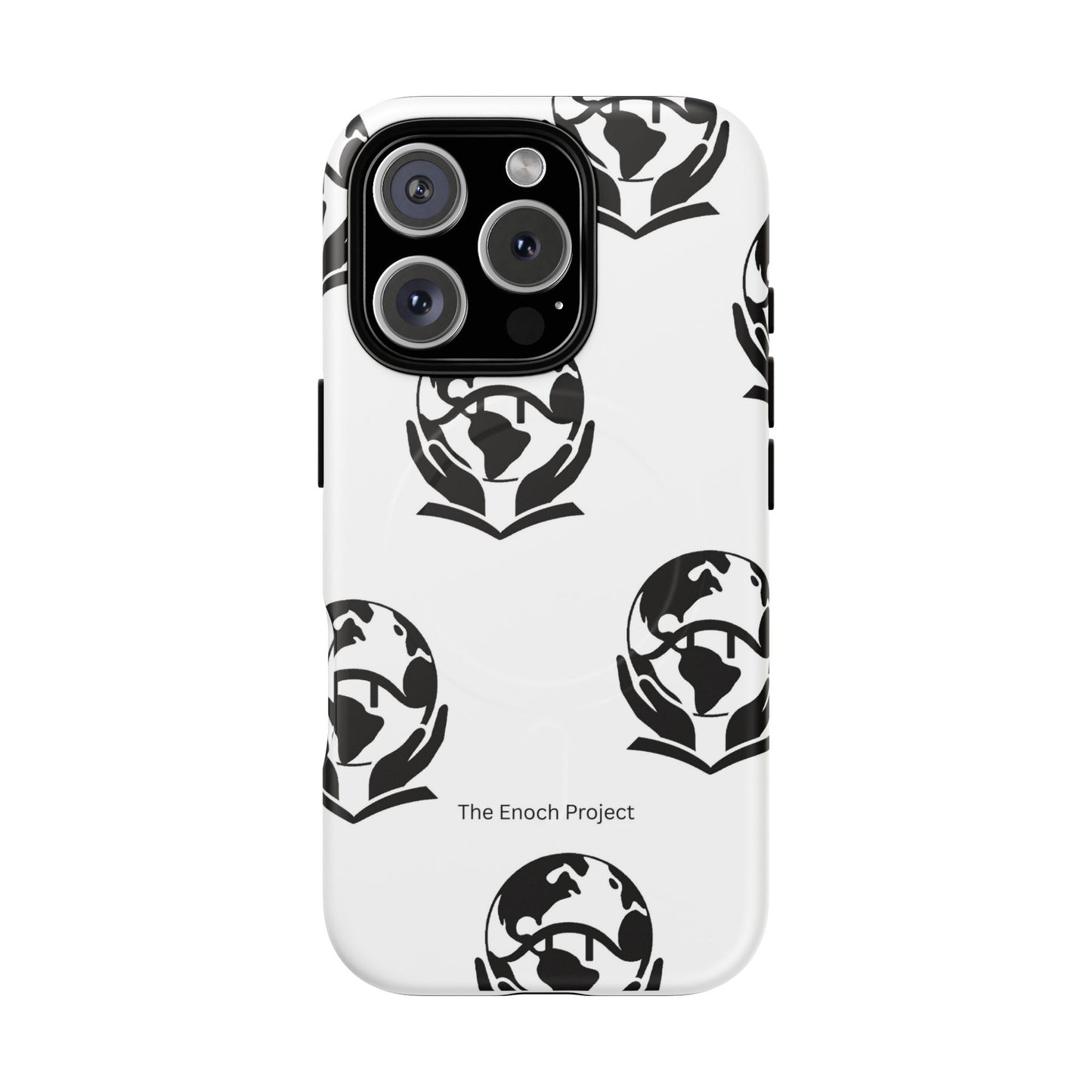 Tough Magnetic Phone Case — The Enoch Project Black Globe Logo