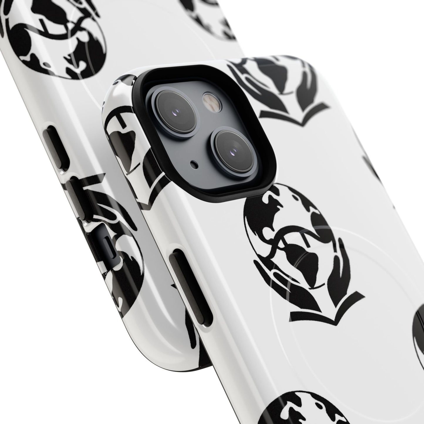 Tough Magnetic Phone Case — The Enoch Project Black Globe Logo