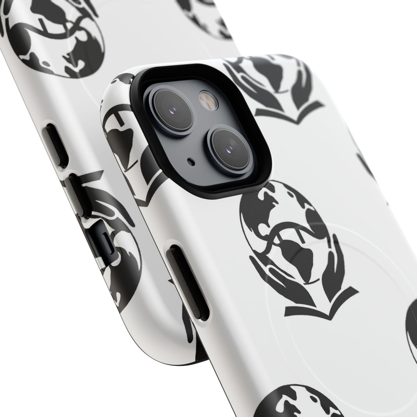 Tough Magnetic Phone Case — The Enoch Project Black Globe Logo