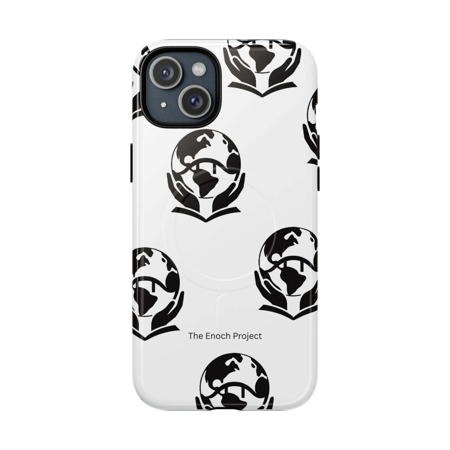 Tough Magnetic Phone Case — The Enoch Project Black Globe Logo