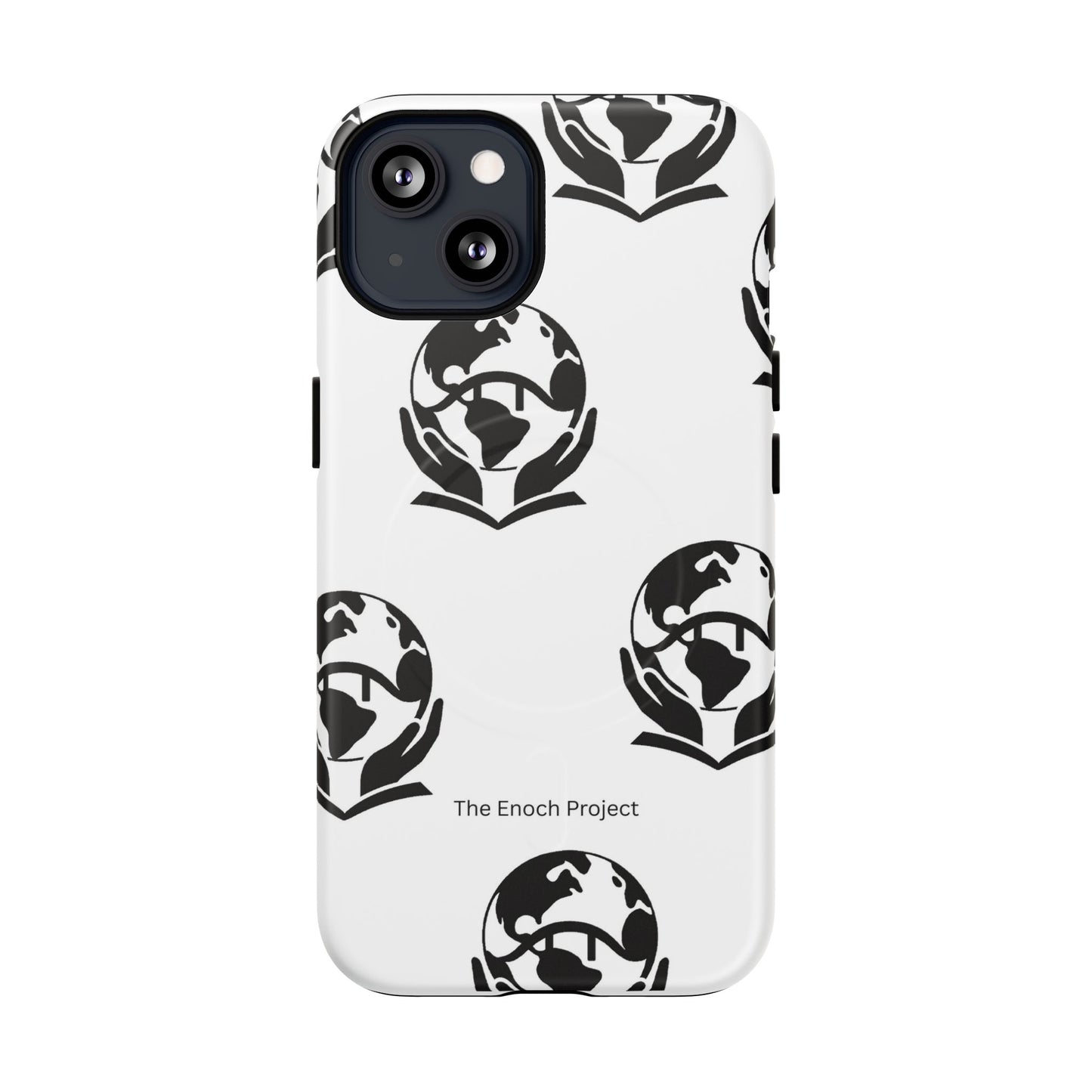 Tough Magnetic Phone Case — The Enoch Project Black Globe Logo