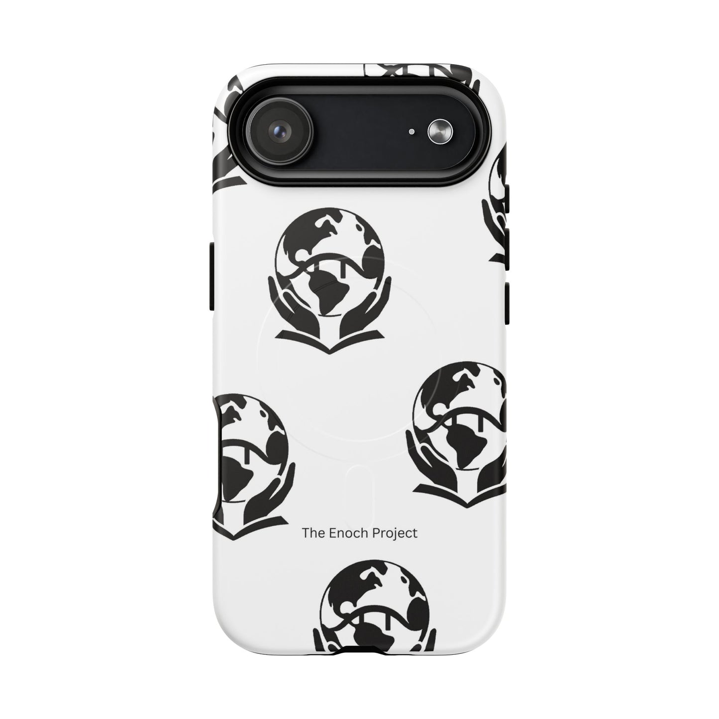 Tough Magnetic Phone Case — The Enoch Project Black Globe Logo
