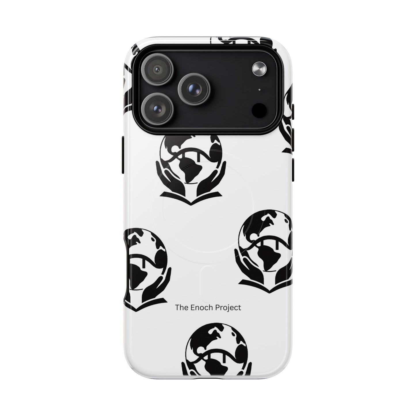 Tough Magnetic Phone Case — The Enoch Project Black Globe Logo