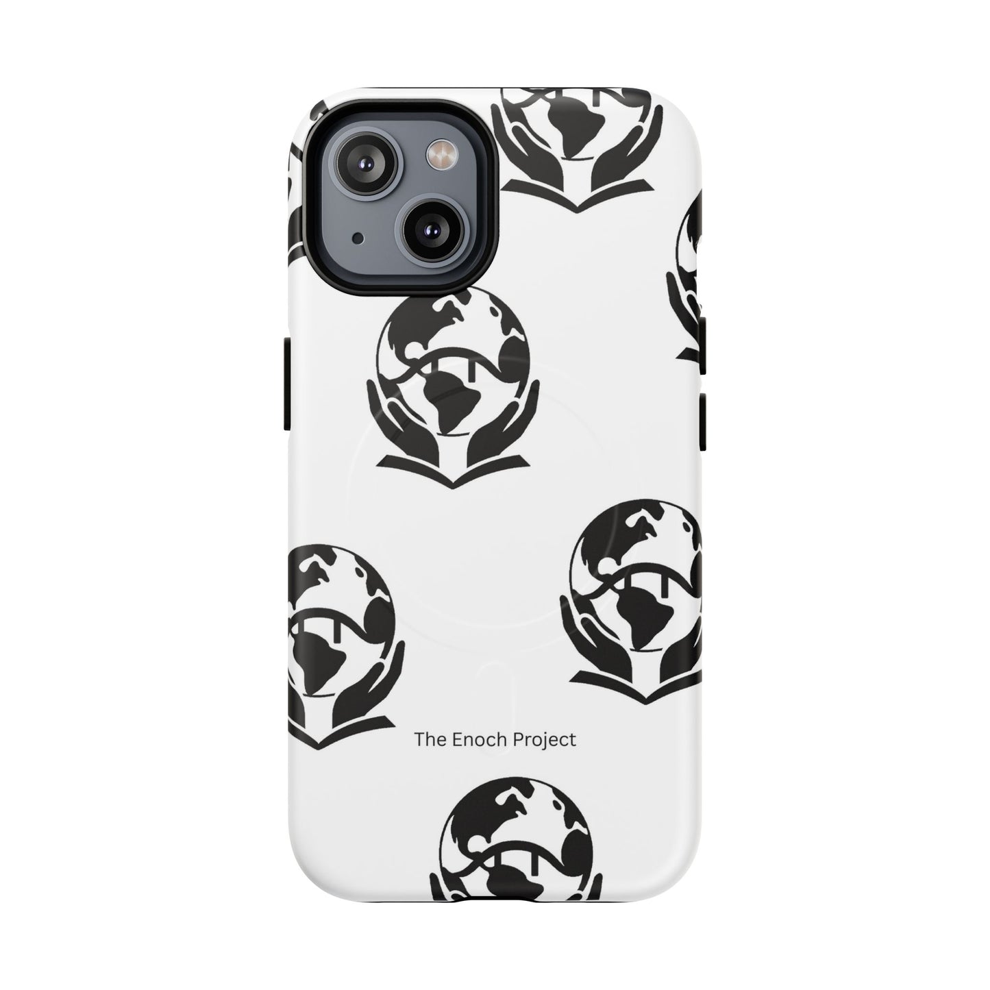 Tough Magnetic Phone Case — The Enoch Project Black Globe Logo