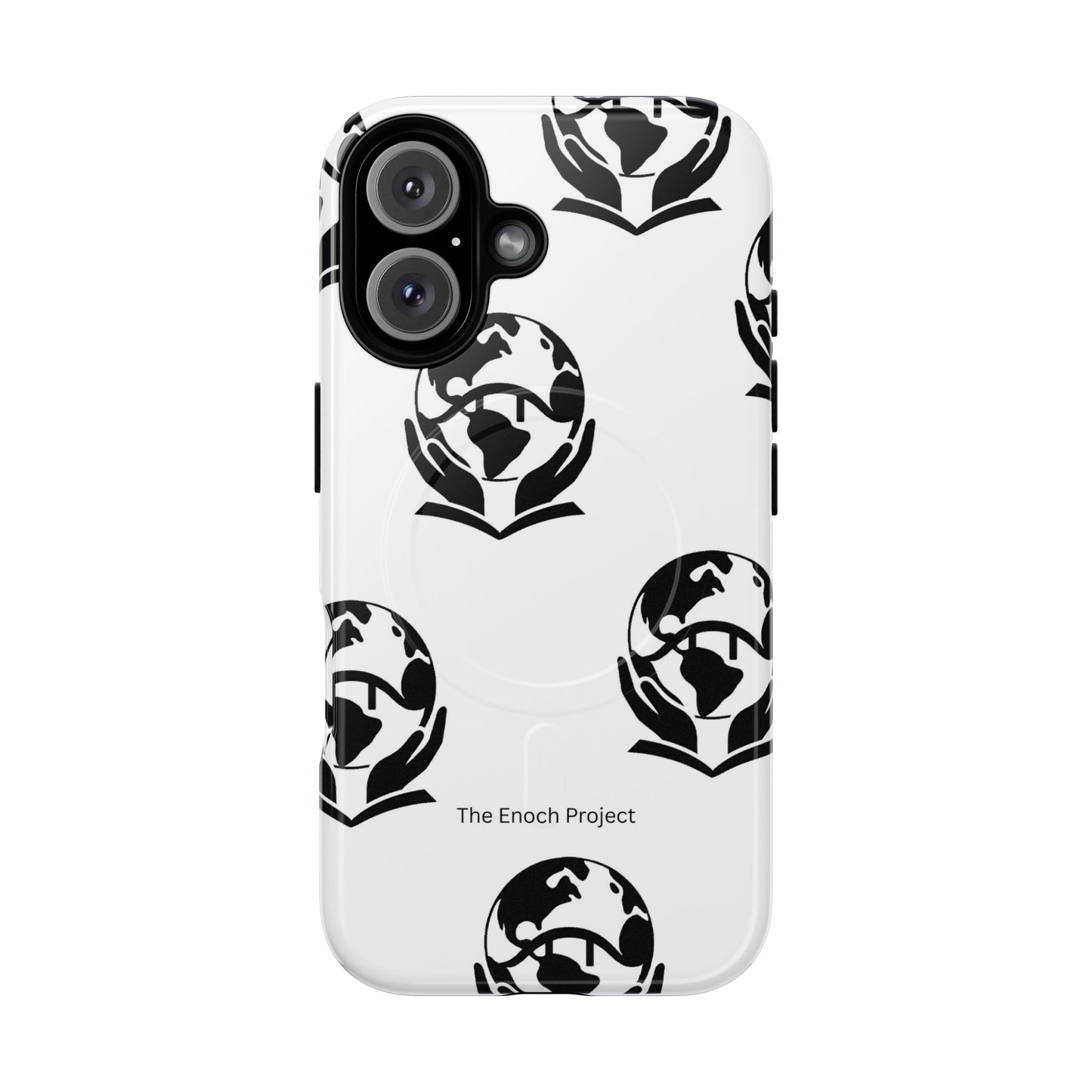 Tough Magnetic Phone Case — The Enoch Project Black Globe Logo
