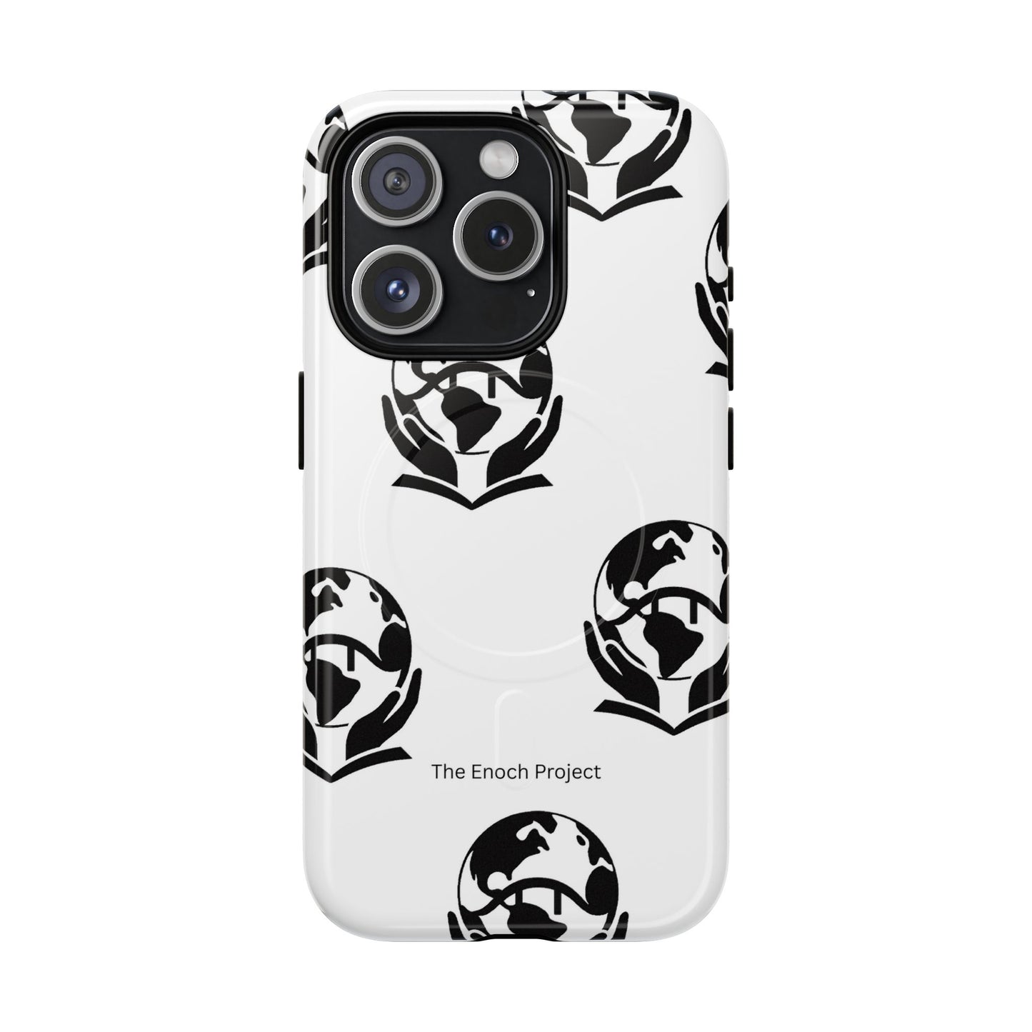 Tough Magnetic Phone Case — The Enoch Project Black Globe Logo