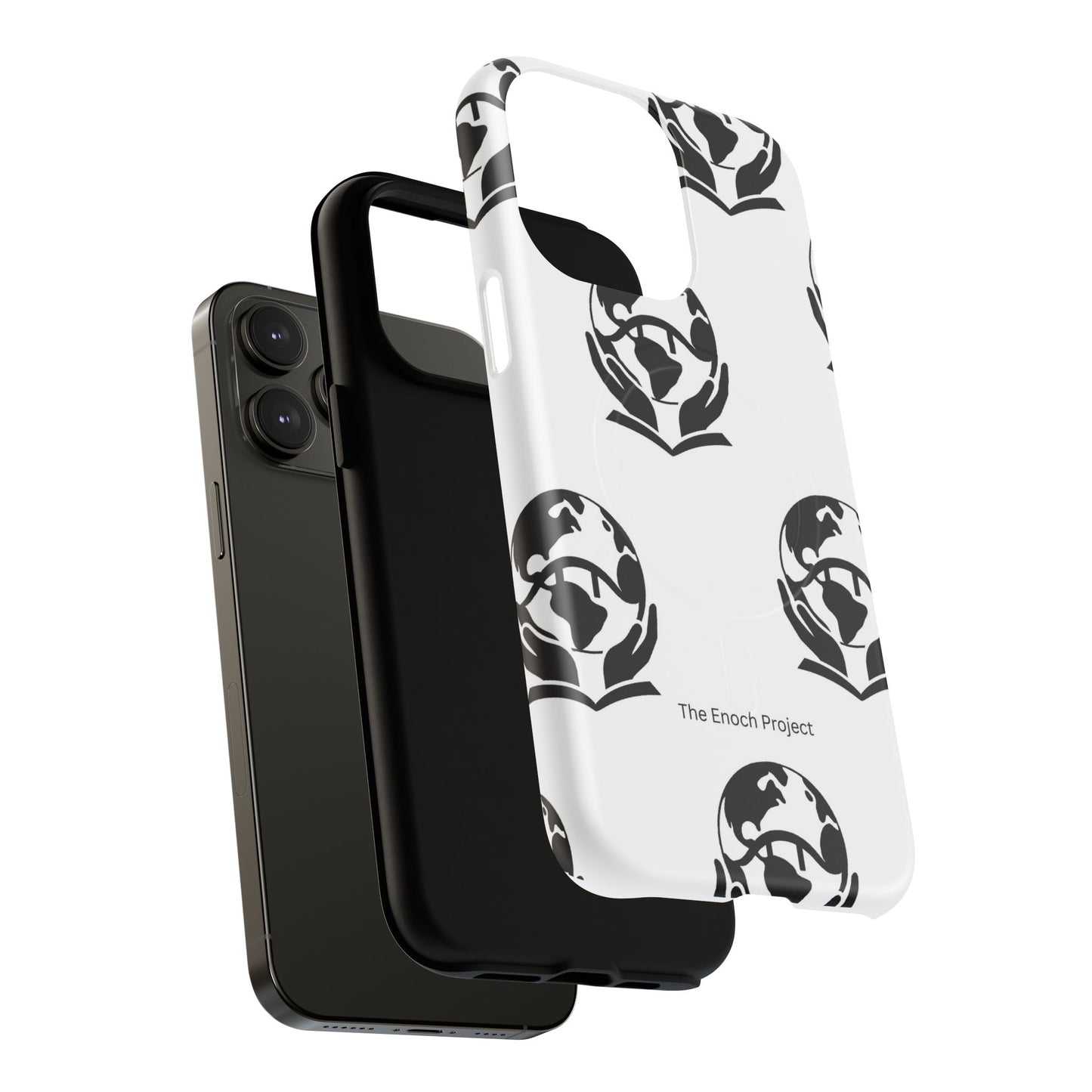 Tough Magnetic Phone Case — The Enoch Project Black Globe Logo