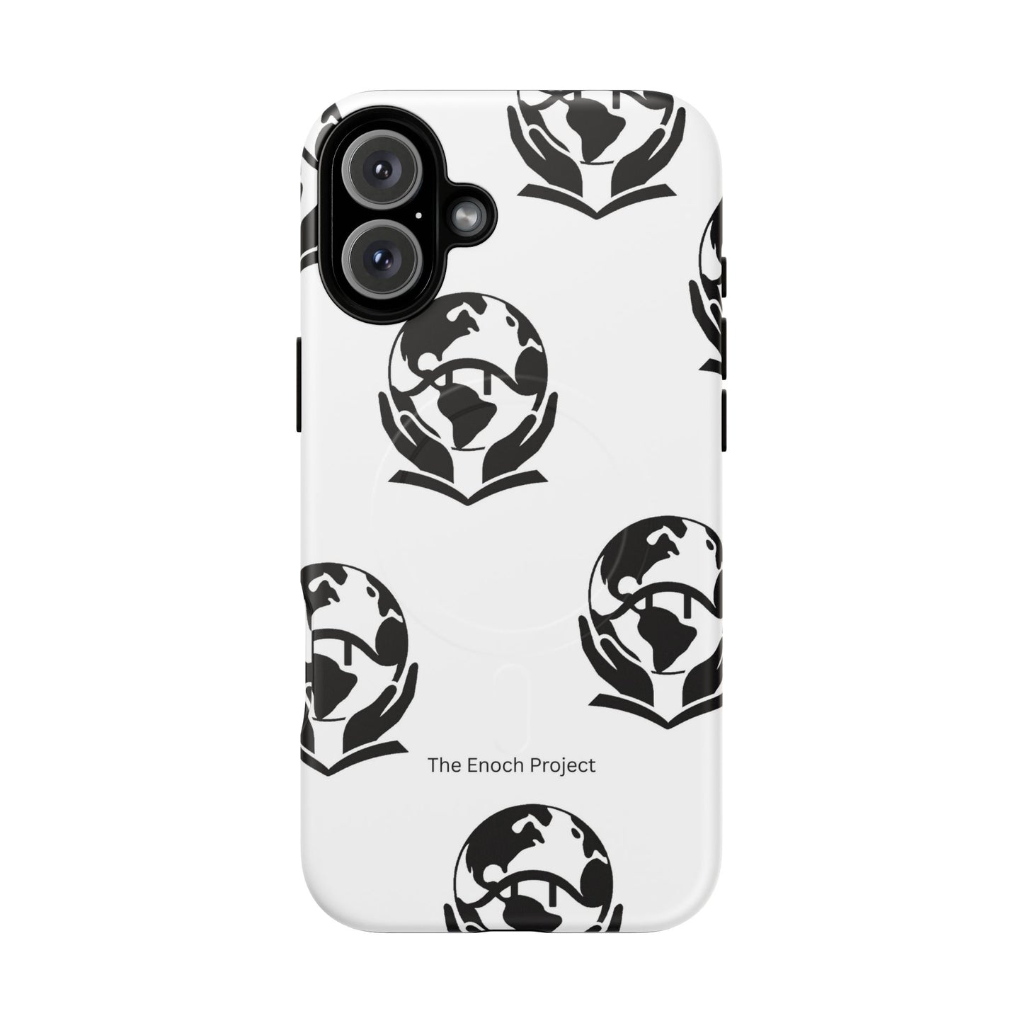 Tough Magnetic Phone Case — The Enoch Project Black Globe Logo