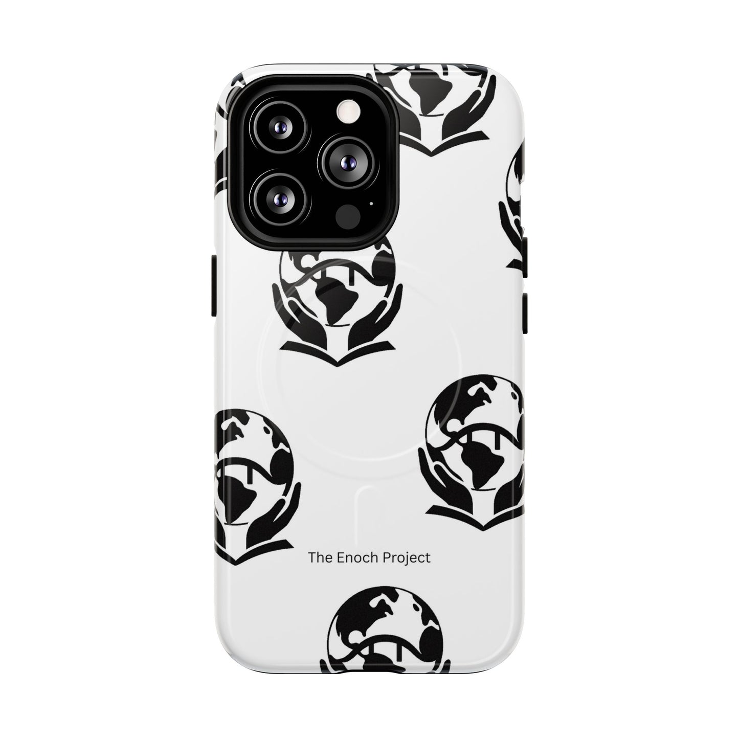 Tough Magnetic Phone Case — The Enoch Project Black Globe Logo