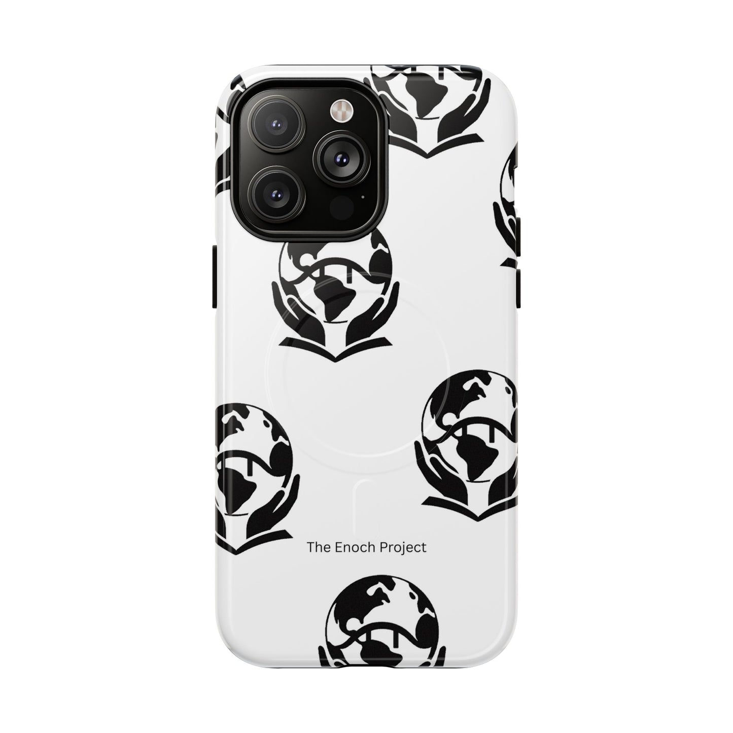 Tough Magnetic Phone Case — The Enoch Project Black Globe Logo