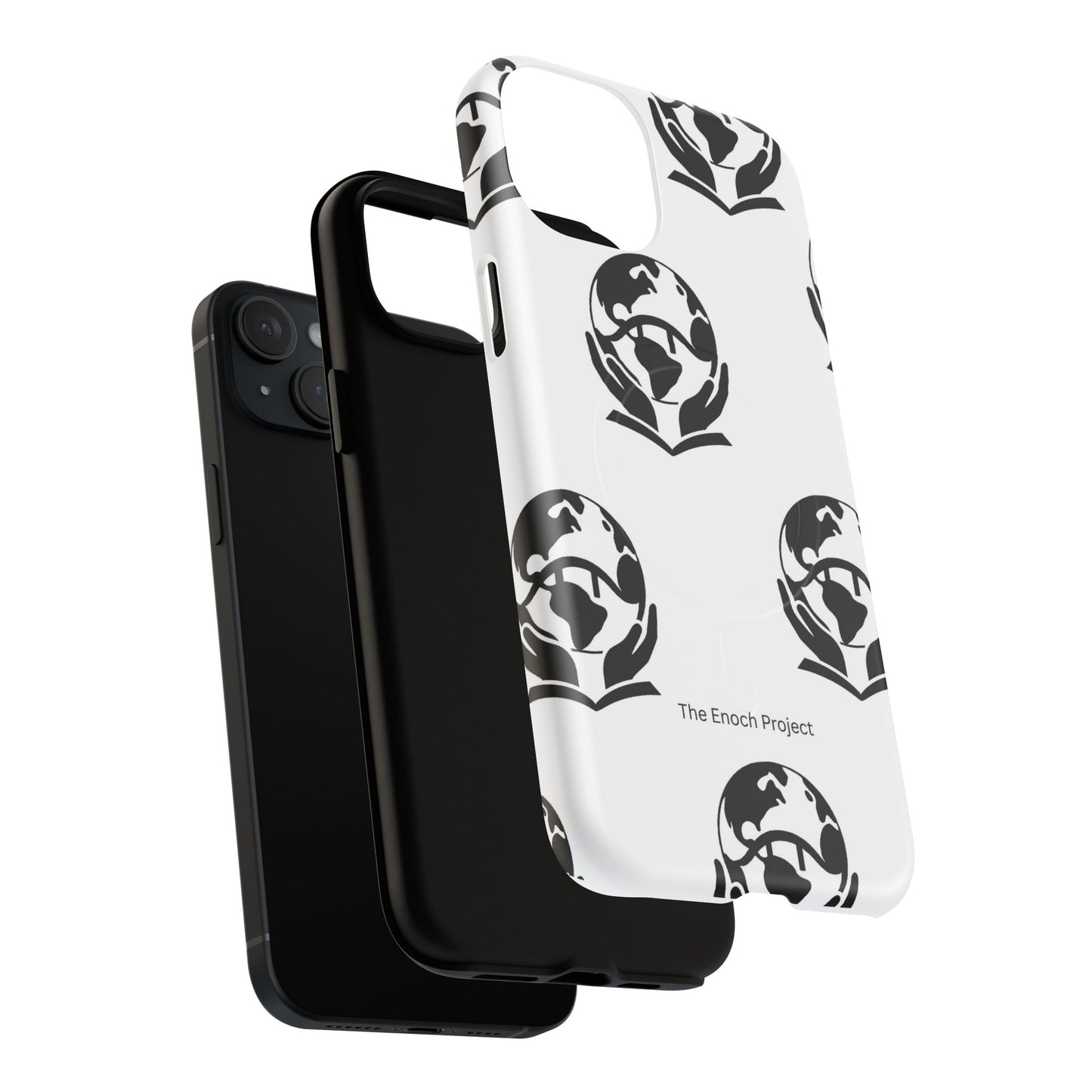 Tough Magnetic Phone Case — The Enoch Project Black Globe Logo