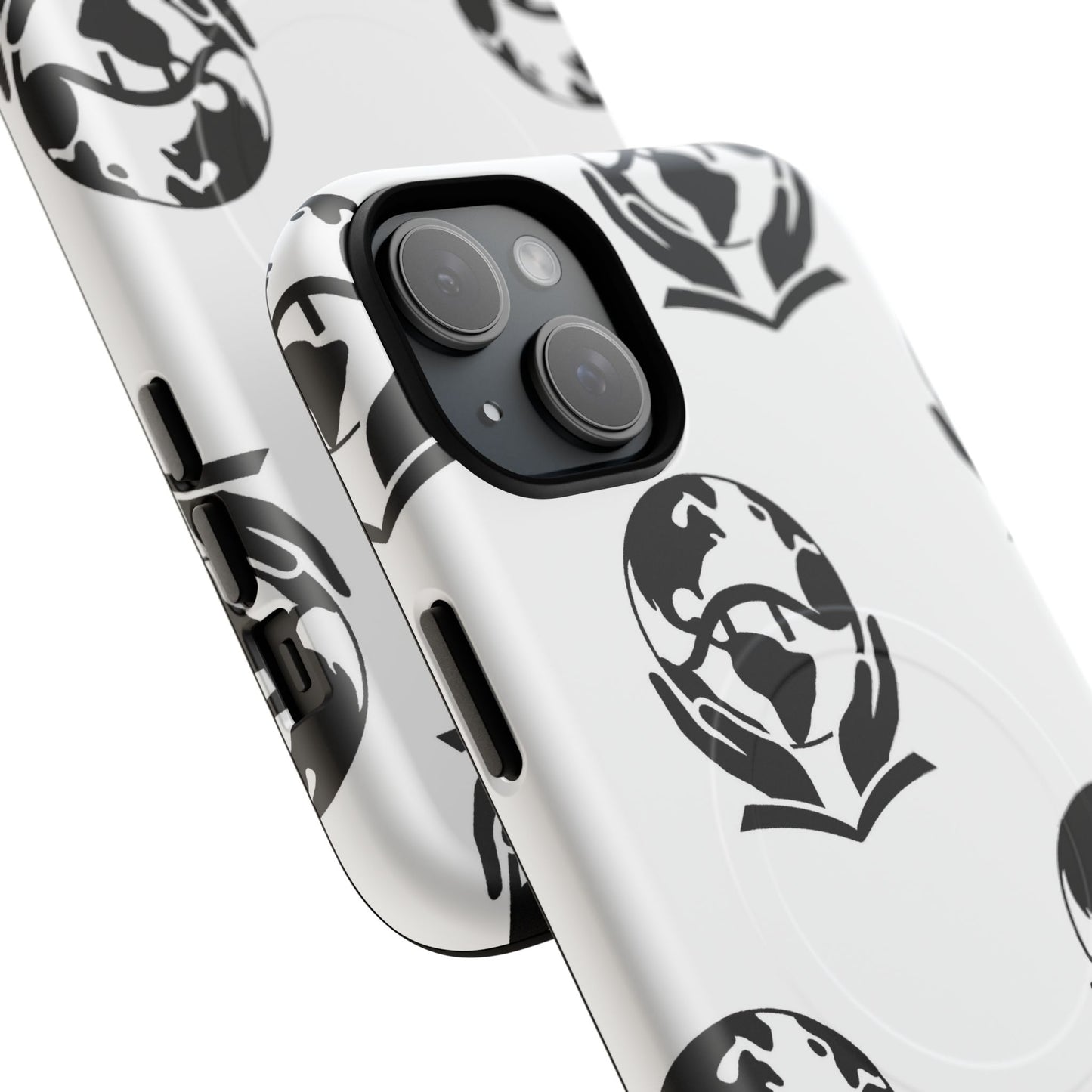 Tough Magnetic Phone Case — The Enoch Project Black Globe Logo