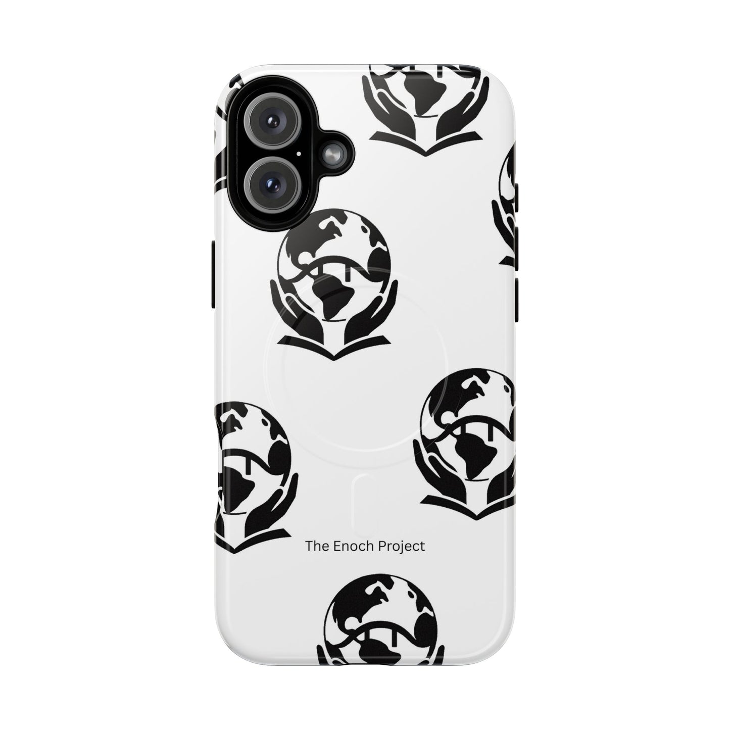 Tough Magnetic Phone Case — The Enoch Project Black Globe Logo