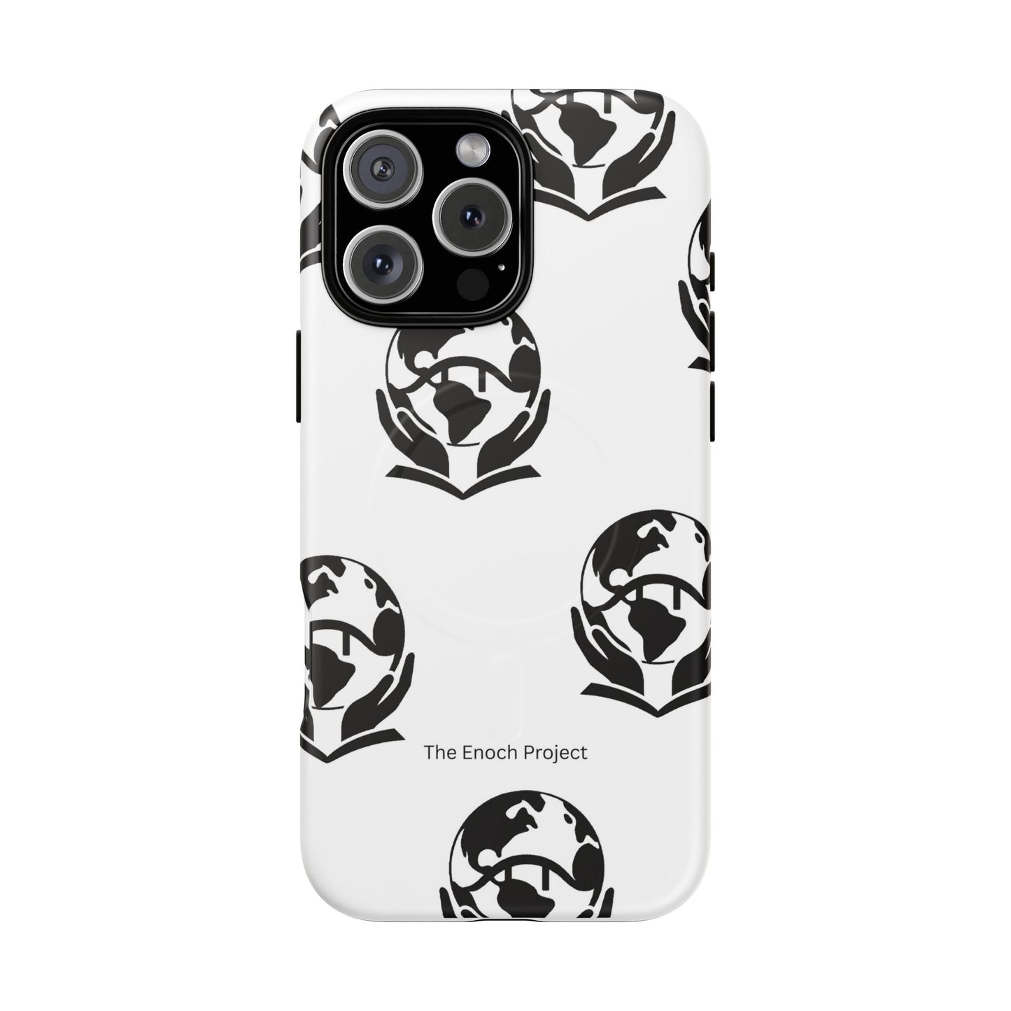 Tough Magnetic Phone Case — The Enoch Project Black Globe Logo