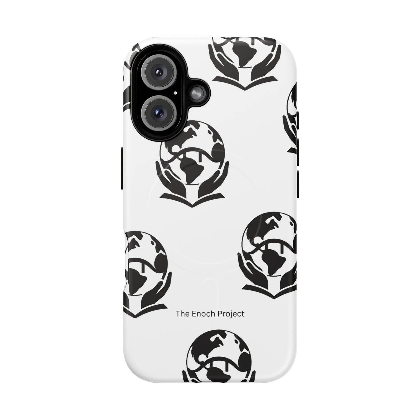 Tough Magnetic Phone Case — The Enoch Project Black Globe Logo