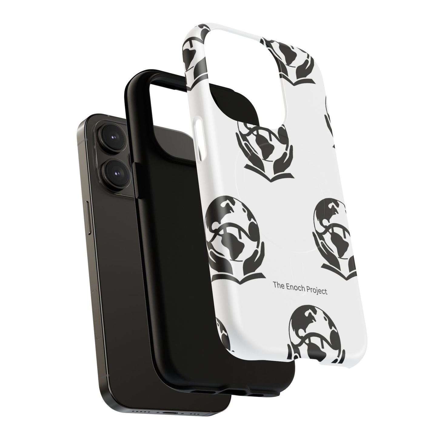 Tough Magnetic Phone Case — The Enoch Project Black Globe Logo