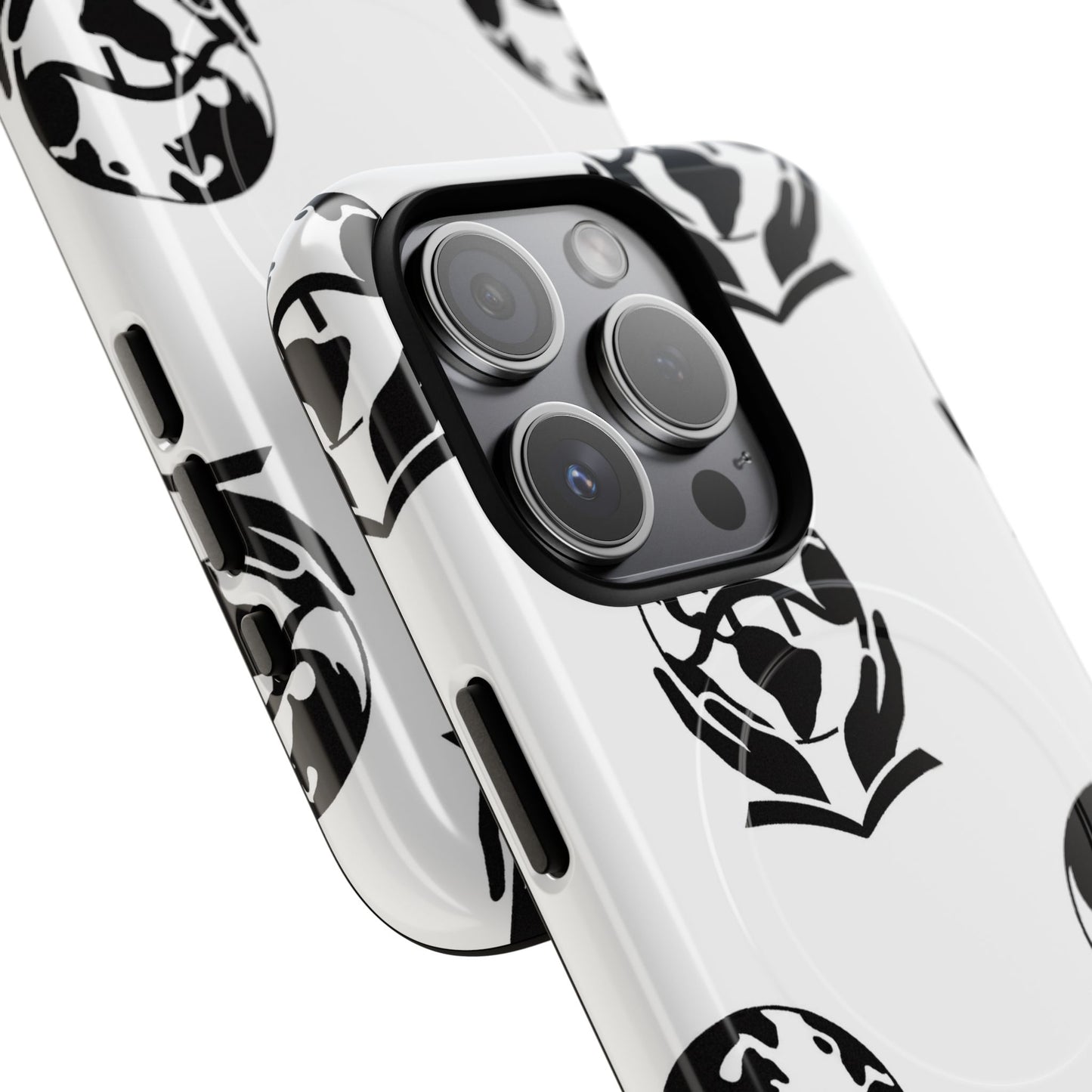 Tough Magnetic Phone Case — The Enoch Project Black Globe Logo