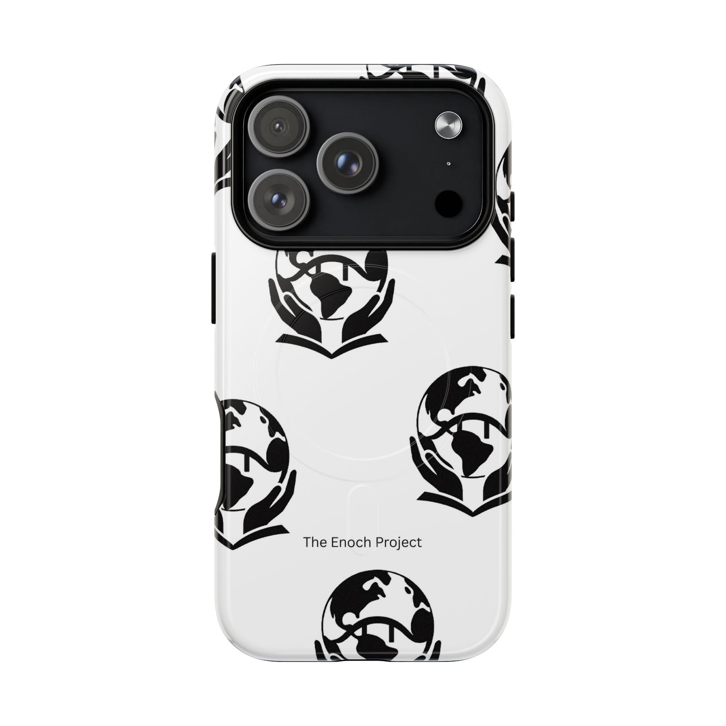 Tough Magnetic Phone Case — The Enoch Project Black Globe Logo