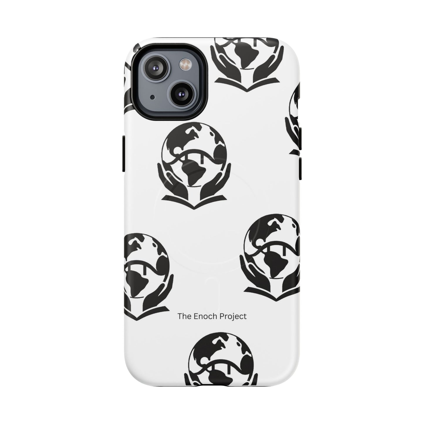 Tough Magnetic Phone Case — The Enoch Project Black Globe Logo