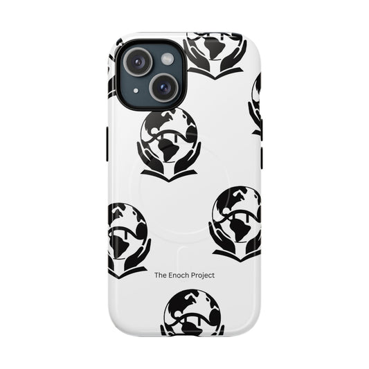 Tough Magnetic Phone Case — The Enoch Project Black Globe Logo
