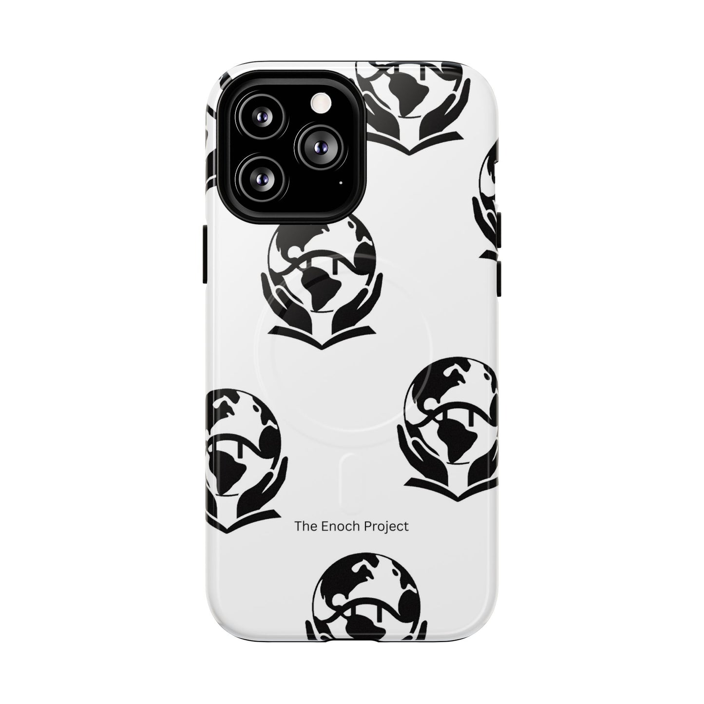 Tough Magnetic Phone Case — The Enoch Project Black Globe Logo