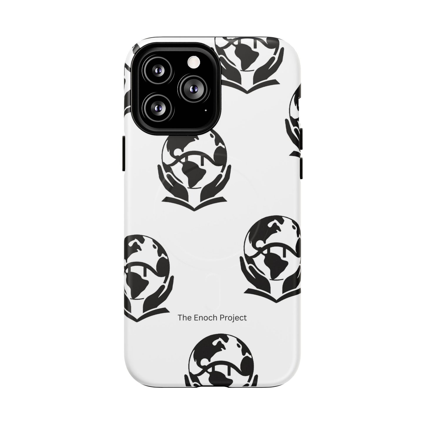 Tough Magnetic Phone Case — The Enoch Project Black Globe Logo