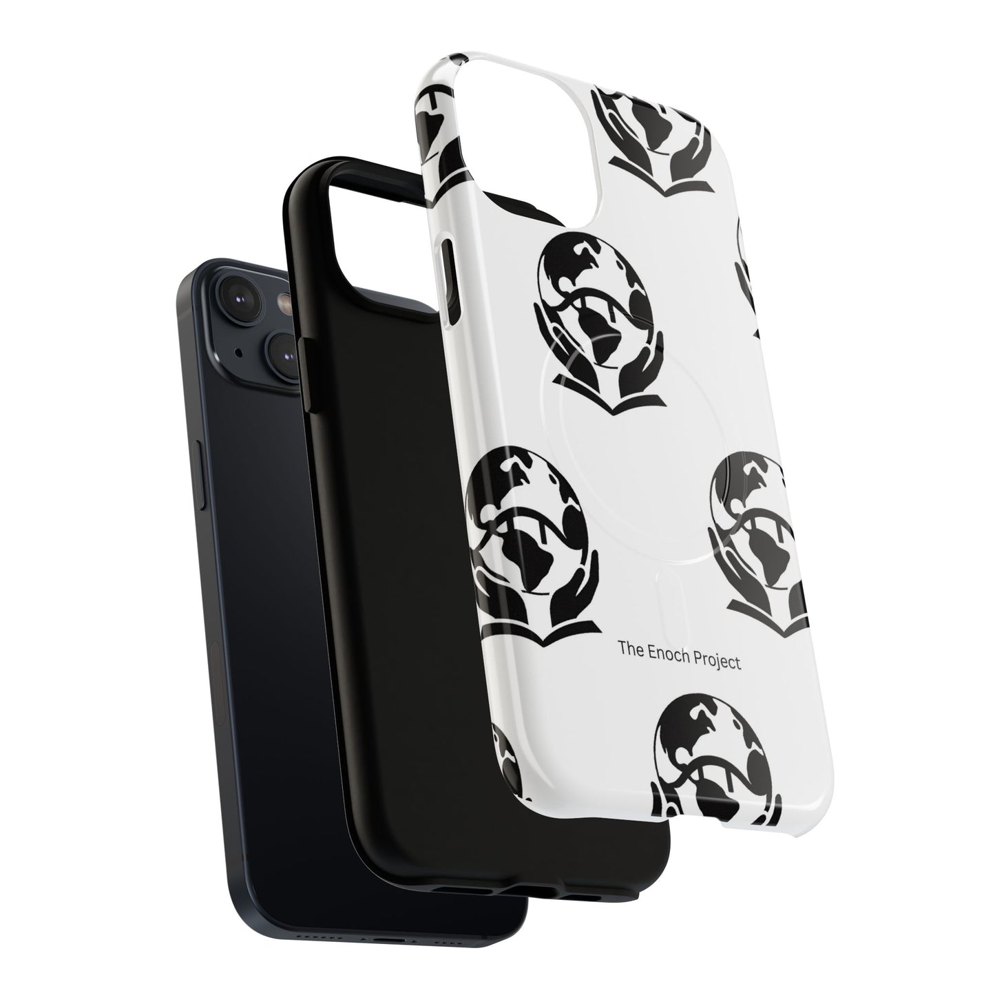 Tough Magnetic Phone Case — The Enoch Project Black Globe Logo