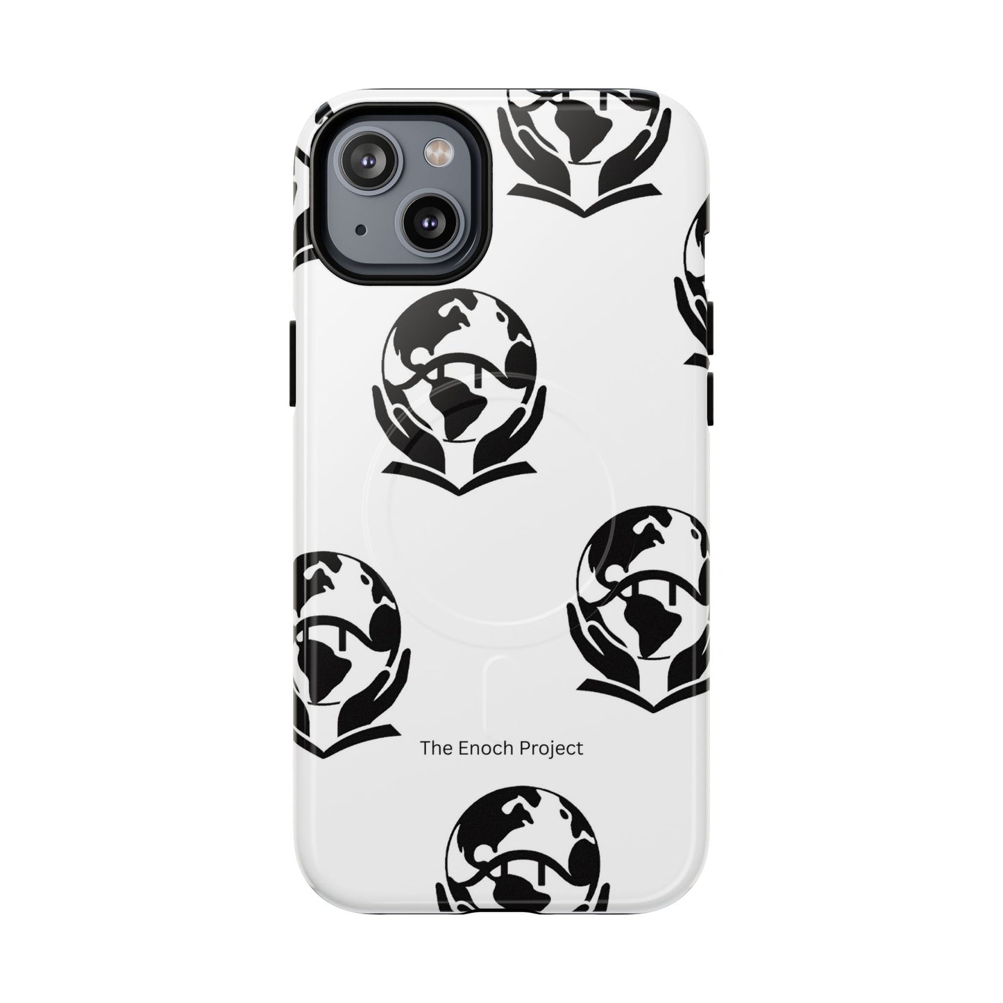 Tough Magnetic Phone Case — The Enoch Project Black Globe Logo