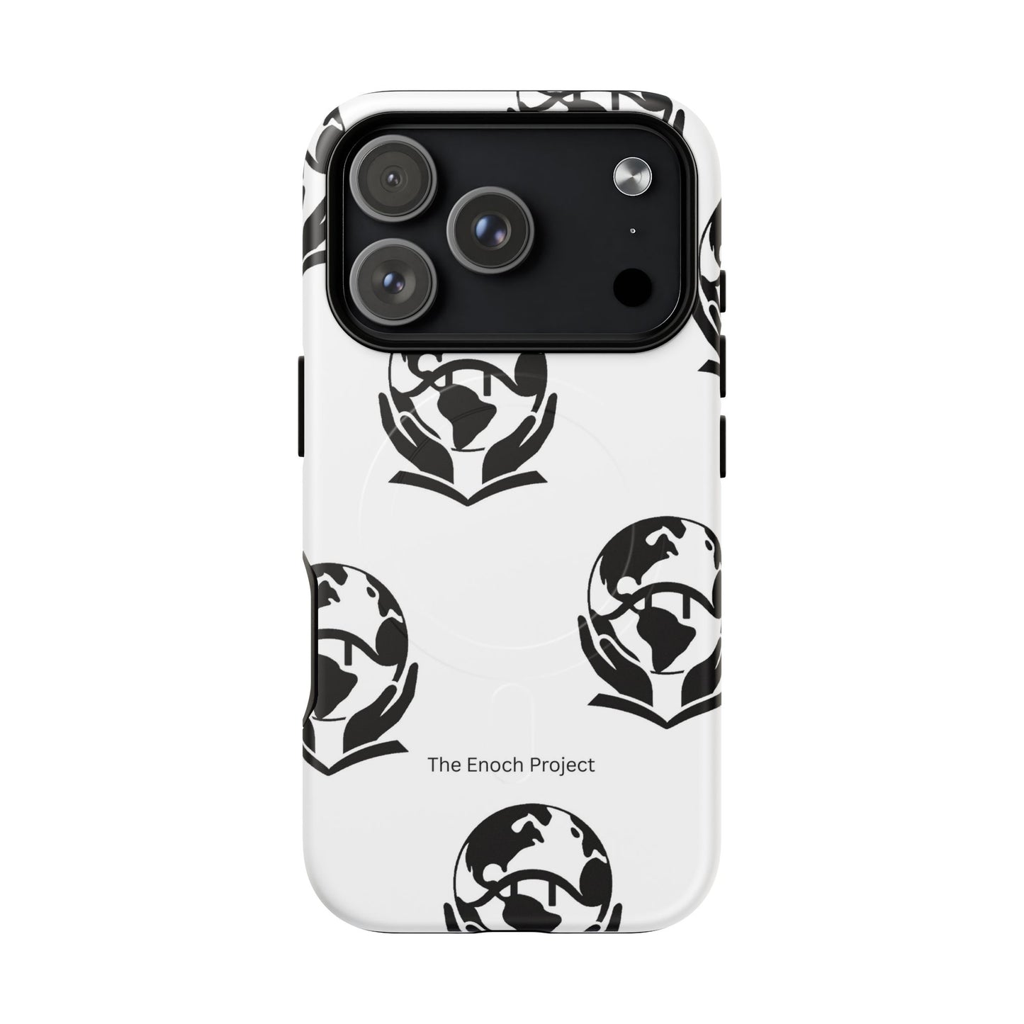 Tough Magnetic Phone Case — The Enoch Project Black Globe Logo