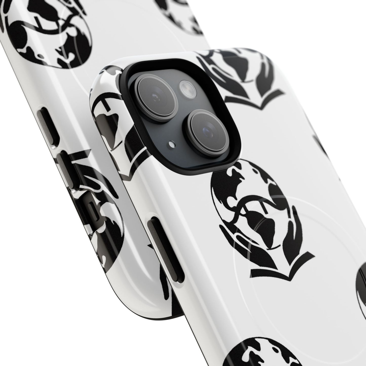 Tough Magnetic Phone Case — The Enoch Project Black Globe Logo